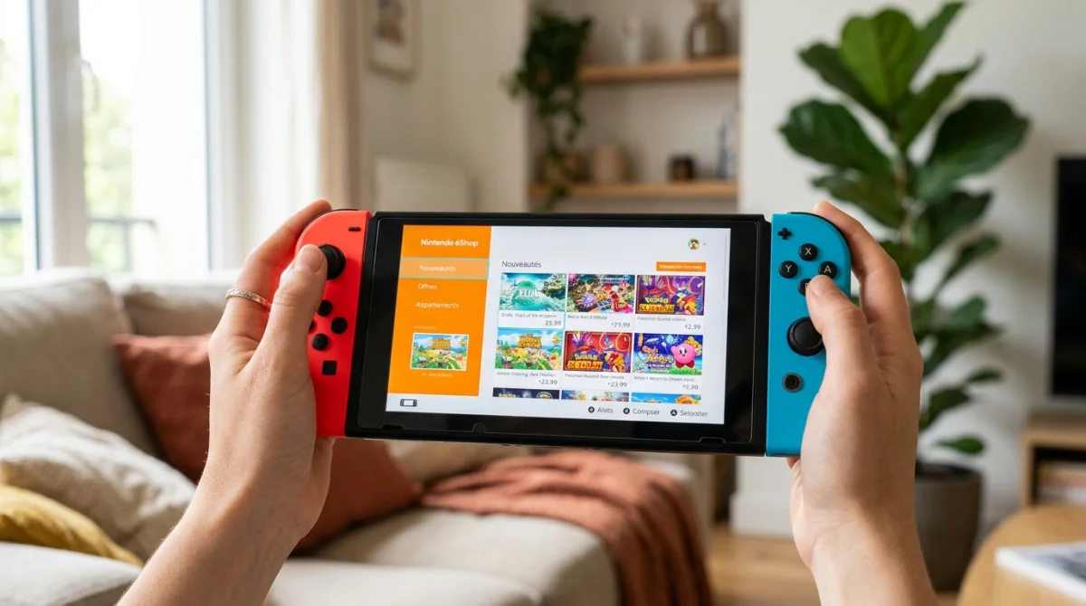 comment télécharger un jeux sur switch